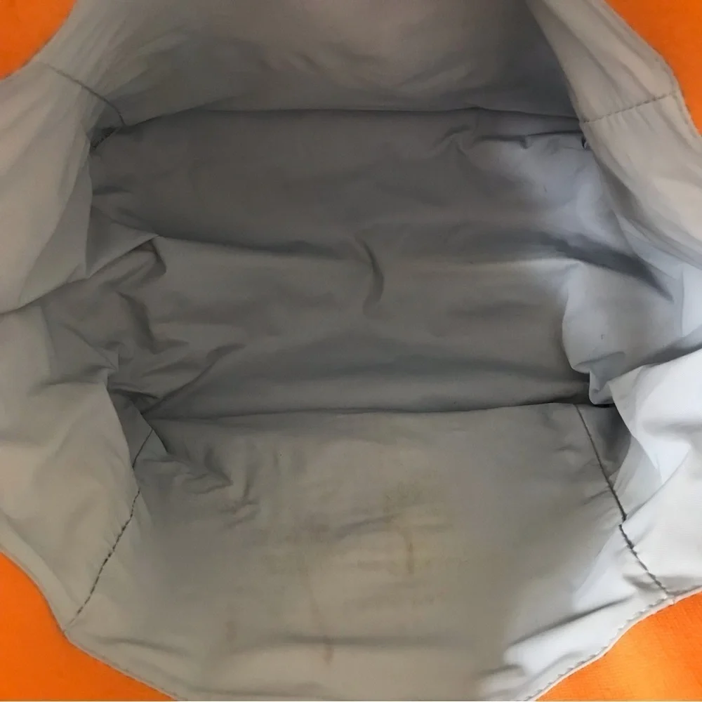 L’OCCITANE Striped Canvas Makeup Travel Tote Bag Embroidered Lined 15x9x7 - Picture 9 of 17